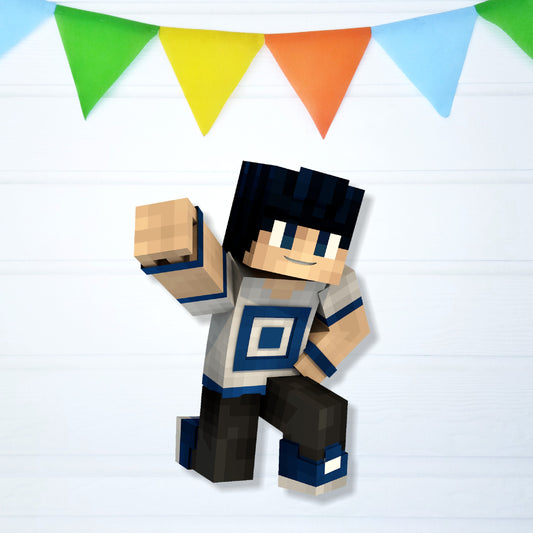 Minecraft Theme Cutout - BP 08