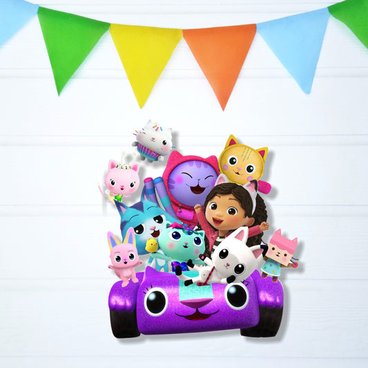 Gabby’s Dollhouse Theme Cutout - BP 01