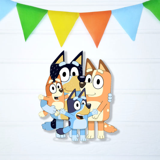 Bluey Theme Cutout - BP 01