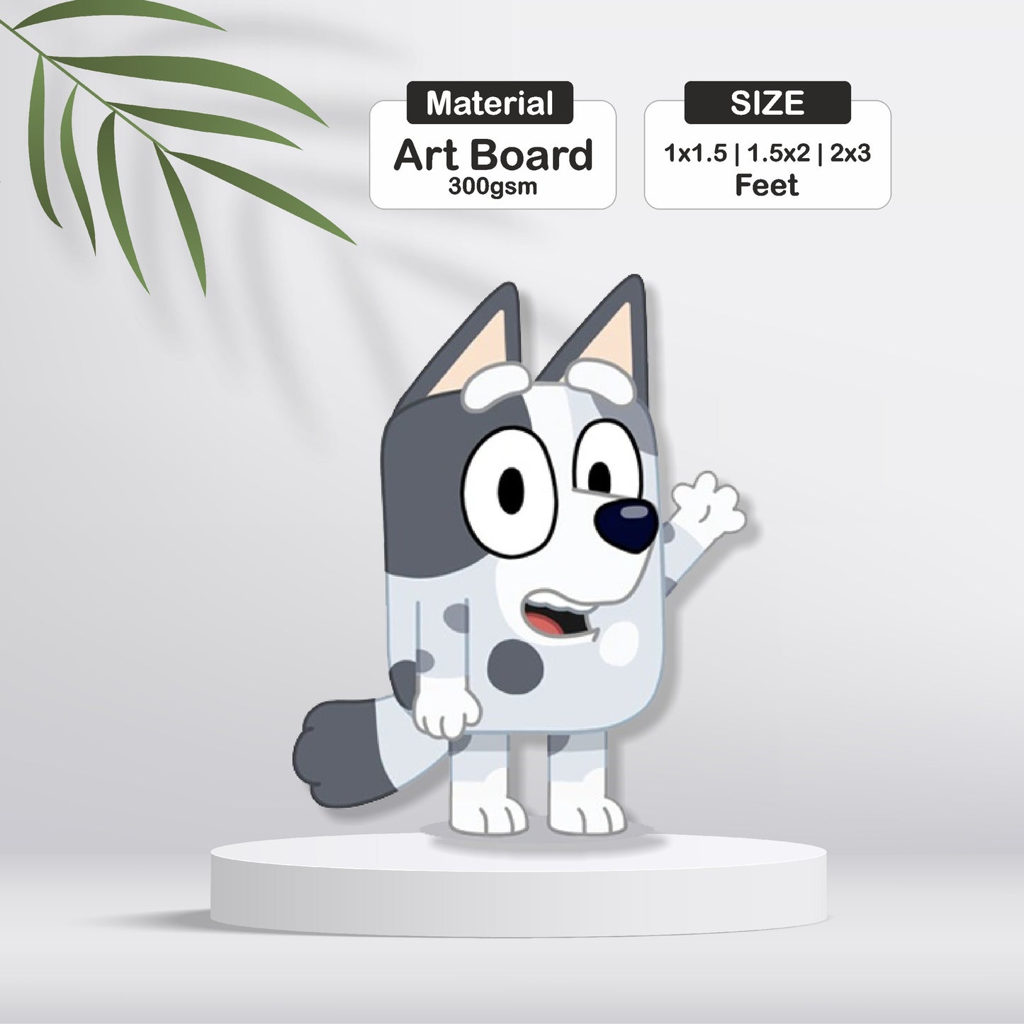 Bluey Theme Cutout - BP 10