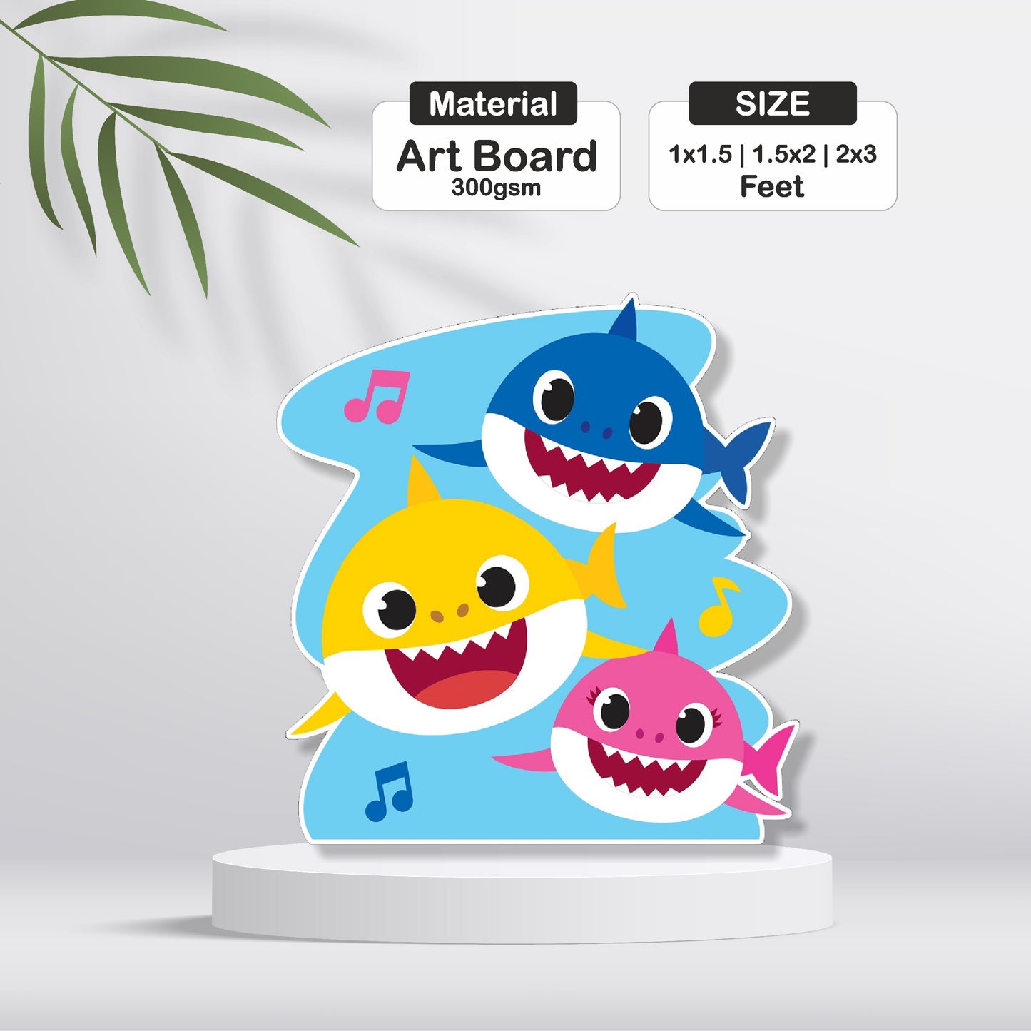 Baby Shark Theme Cutout - BP 00