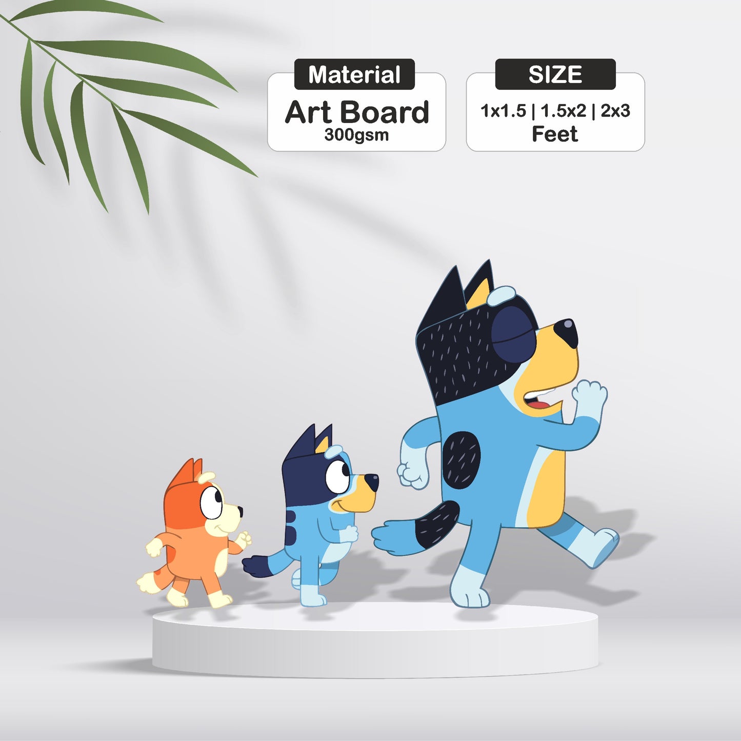 Bluey Theme Cutout - BP 11