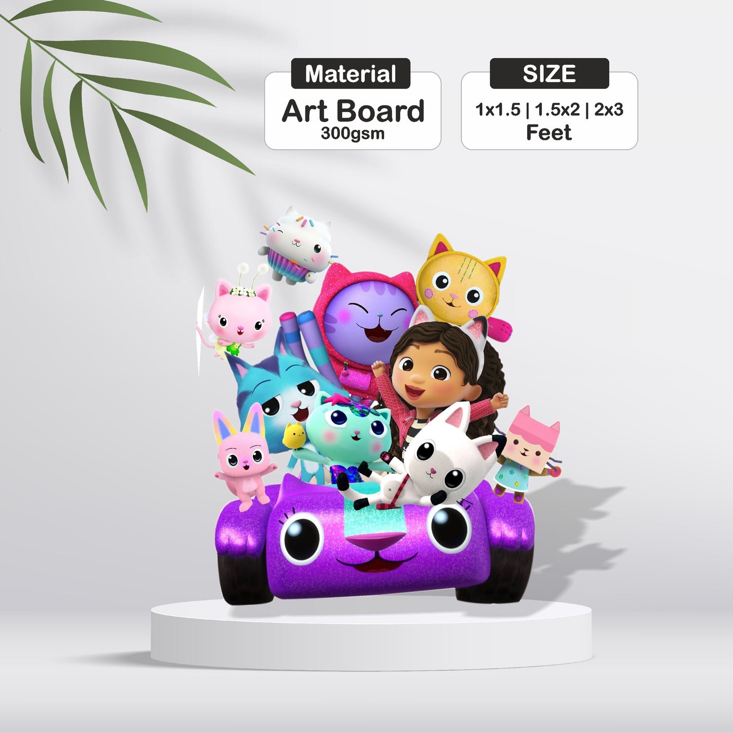 Gabby’s Dollhouse Theme Cutout - BP 01