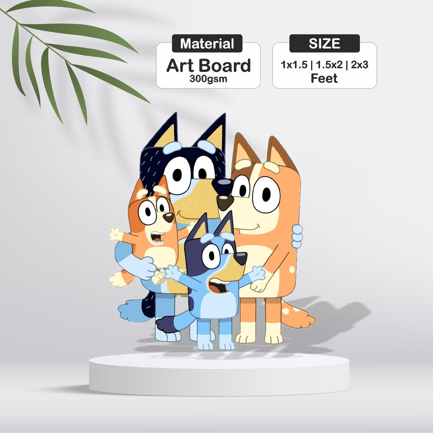 Bluey Theme Cutout - BP 01