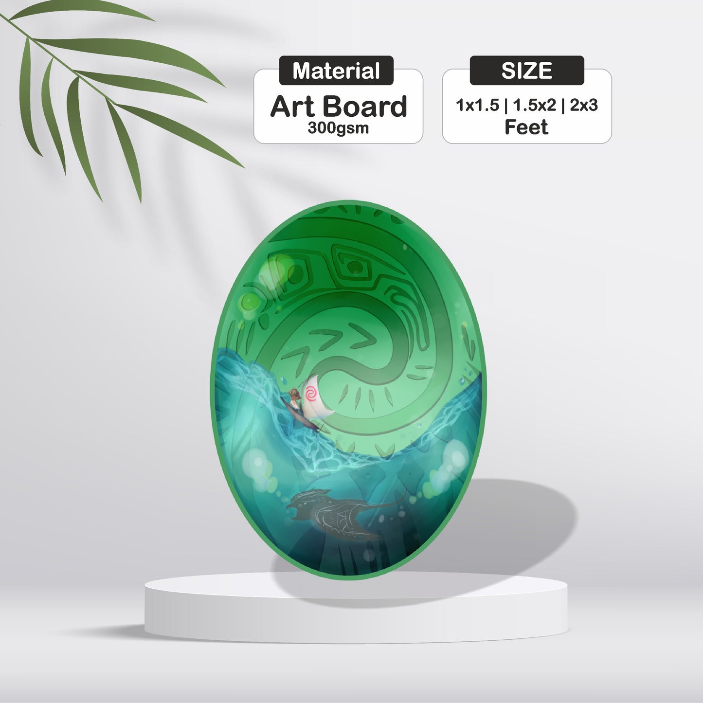 Moana Theme Cutout - BP 01