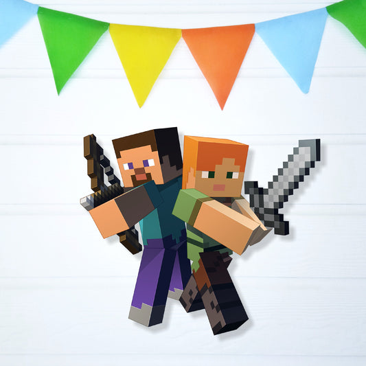 Minecraft Theme Cutout - BP 03