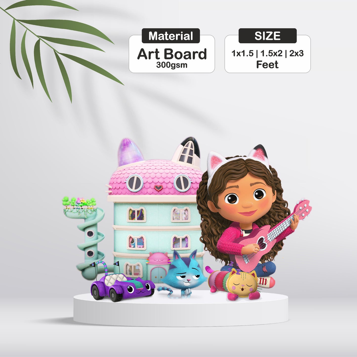 Gabby’s Dollhouse Theme Cutout - BP 02