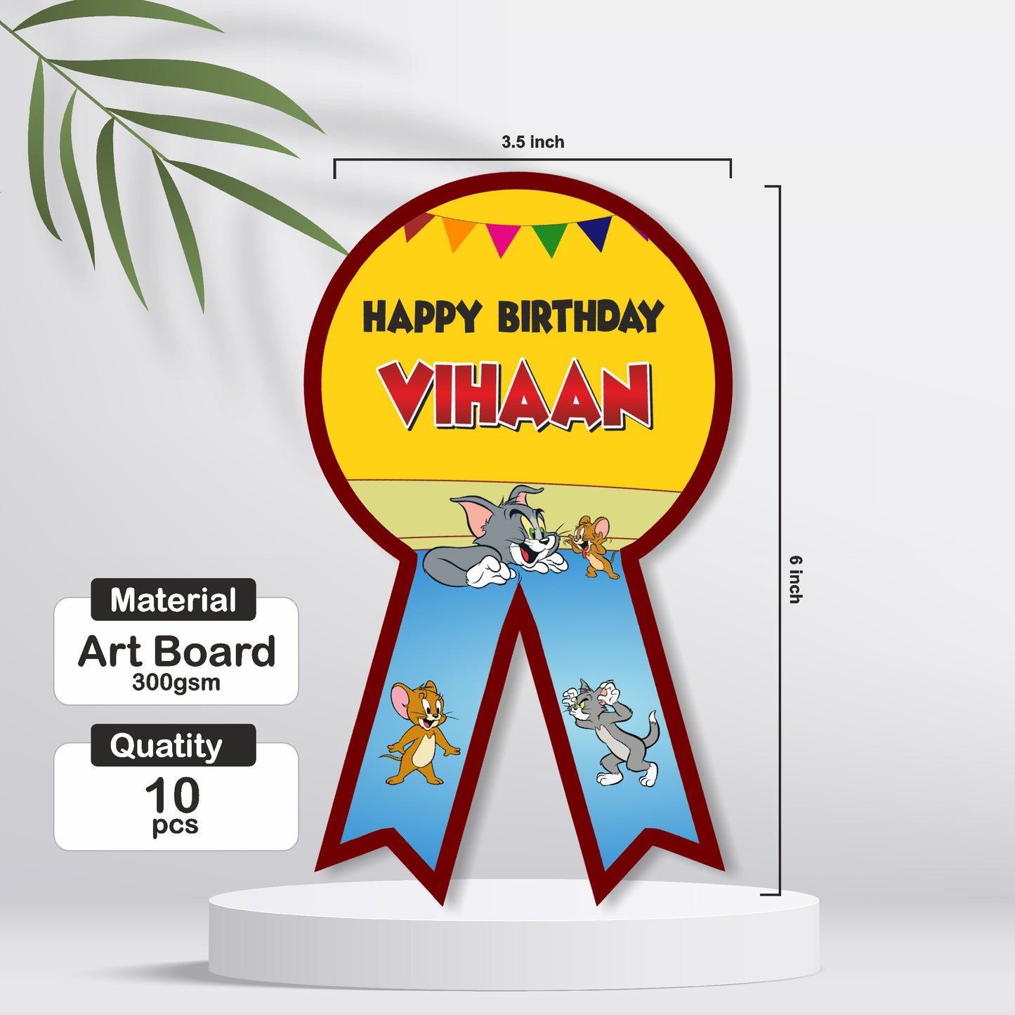 Tom & Jerry Theme Badge