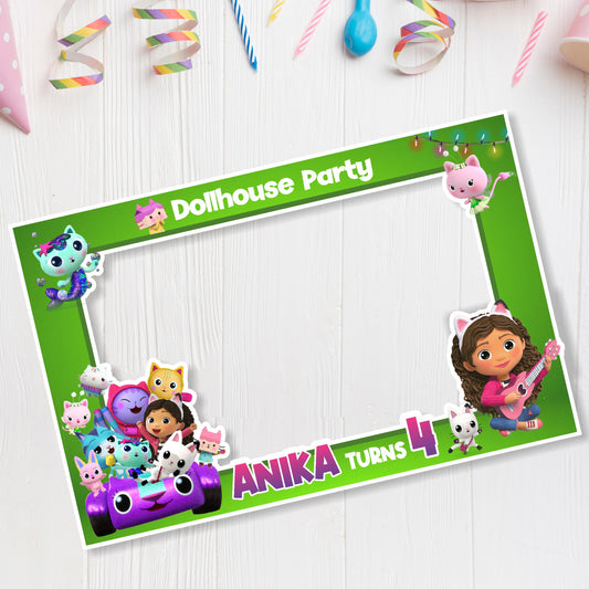 Gabby’s Dollhouse Theme Personalized Photobooth