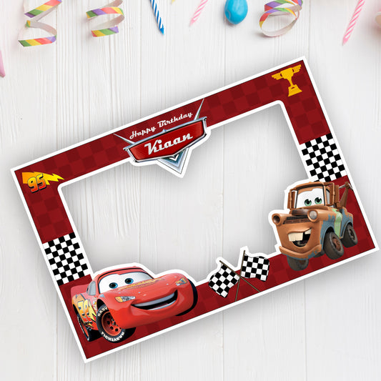 McQeen Car Theme Photobooth