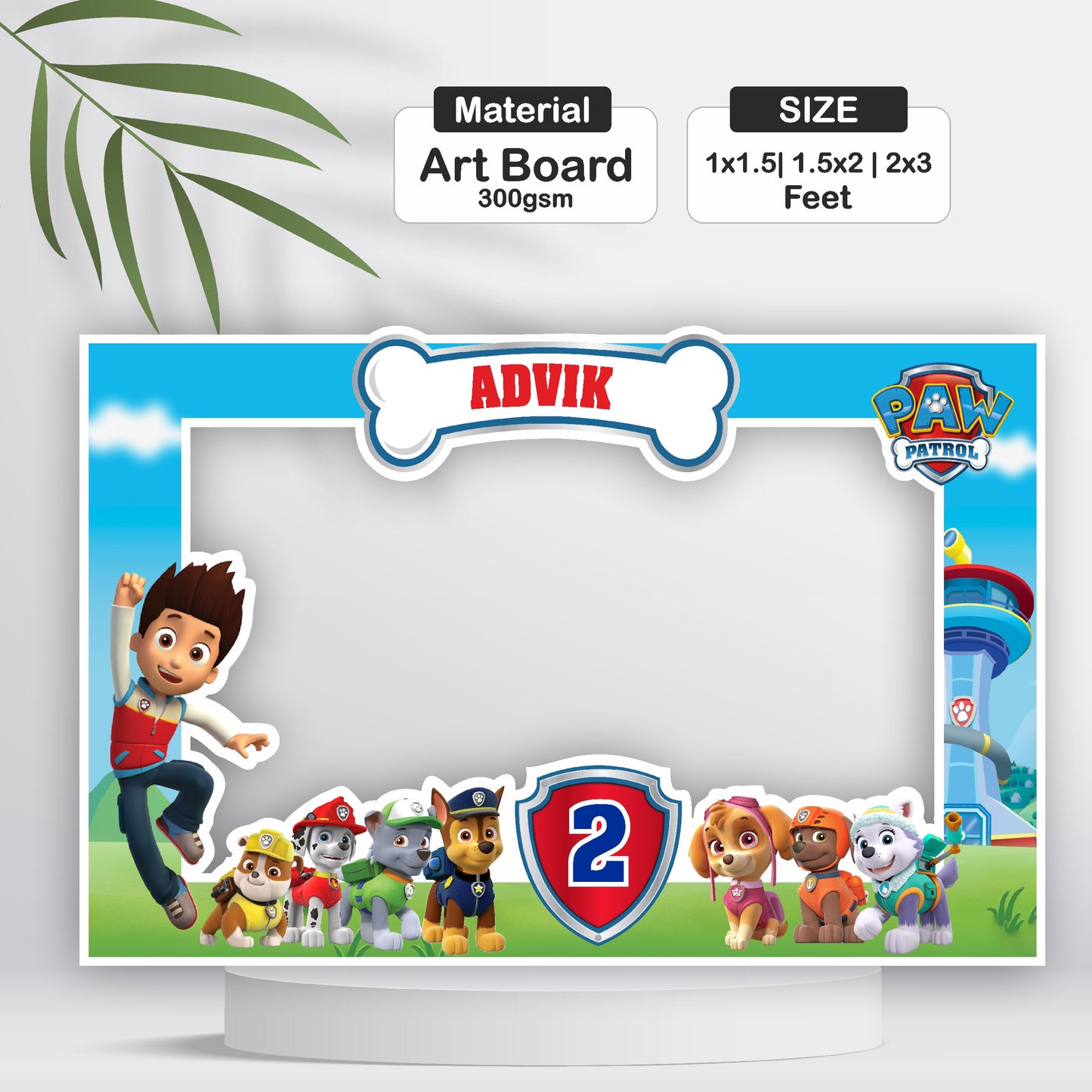 Paw Patrol Theme Photobooth