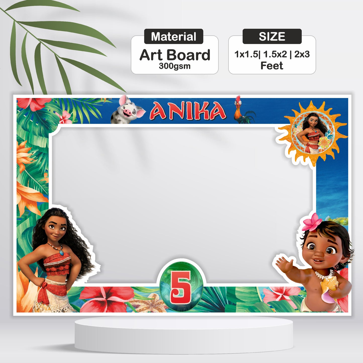 Moana Theme Photobooth