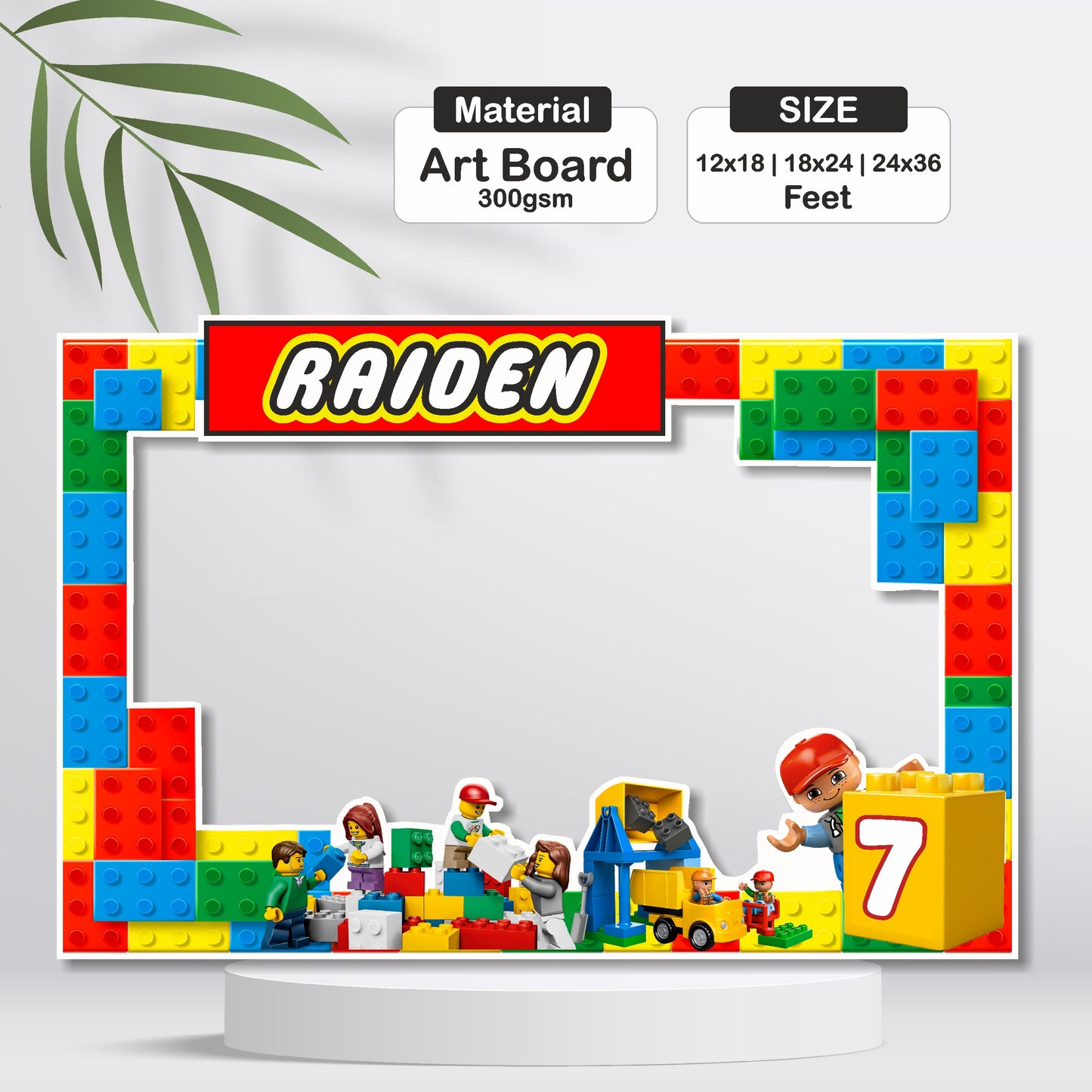 Lego Theme Personalized Photobooth
