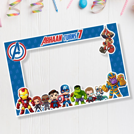 Avengers Theme Customized Photobooth