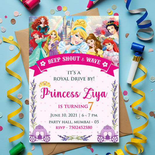 Princess Theme Invite