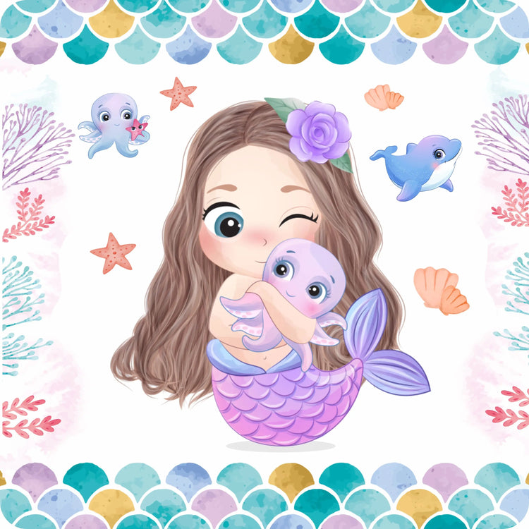 Mermaid Pastel BluParty