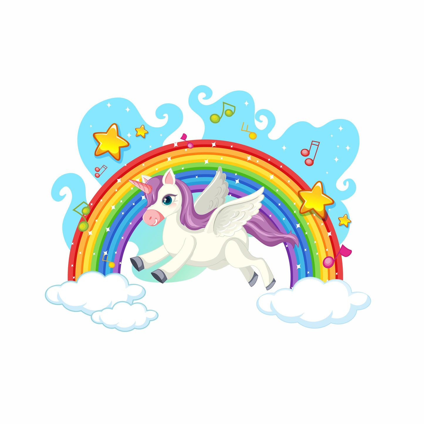 Unicorn  Theme Cutout - BP 001