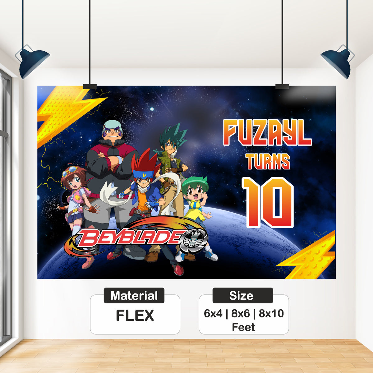 Beyblade Theme Movie Backdrop