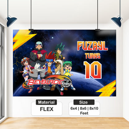Beyblade Theme Movie Backdrop My Store