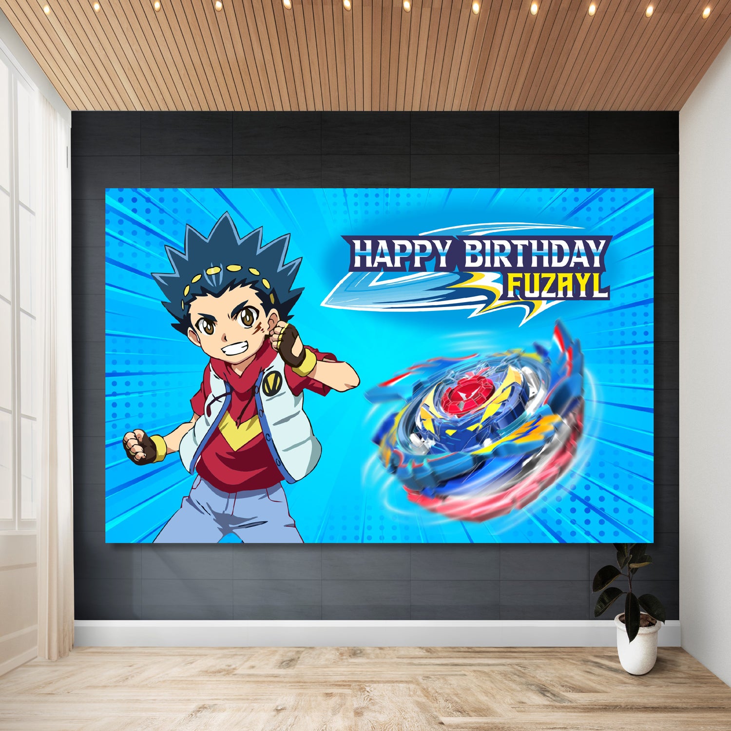 Beyblade Theme Backdrop – BluParty