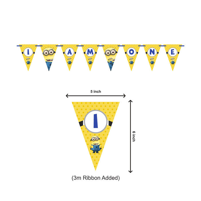 Minions Theme Age Bunting