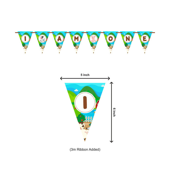 Farm Theme Age Bunting