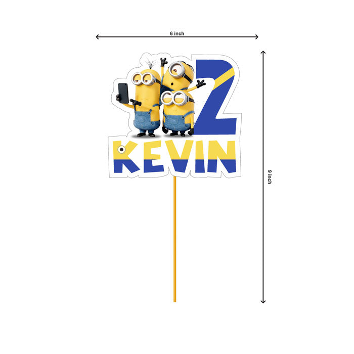 Minions Theme Customized Caketopper