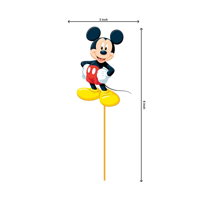 Mickey Mouse Theme Cupcake Topper