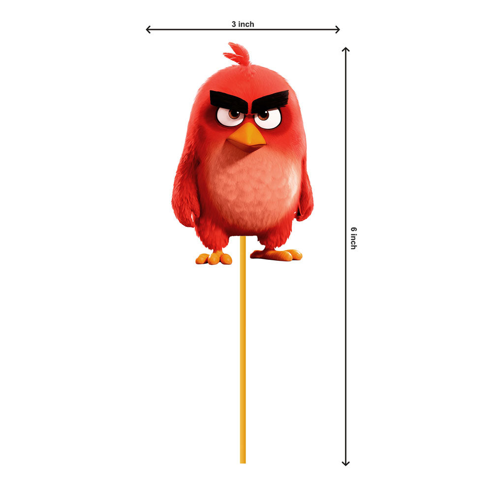 Angry Birds Theme Cupcake Topper