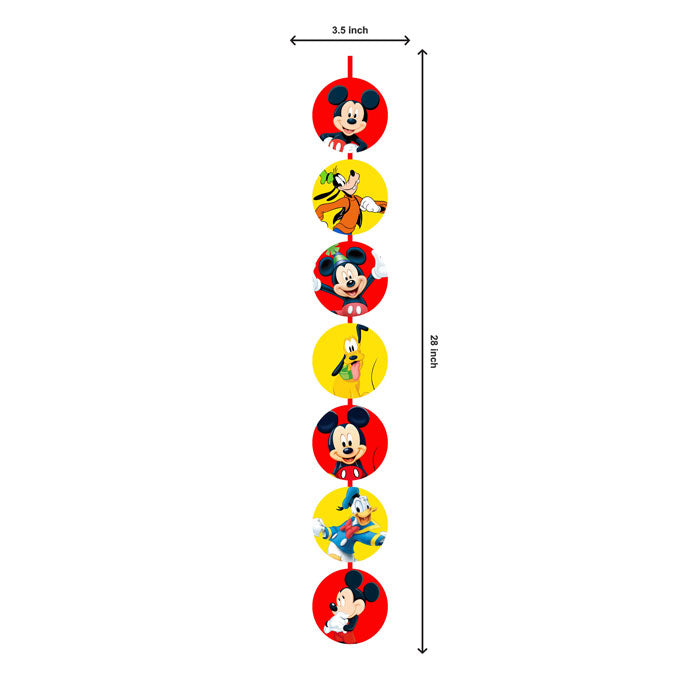 Mickey Mouse Theme Round Danglers