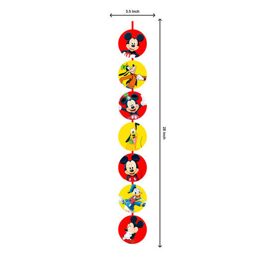 Mickey Mouse Theme Round Danglers