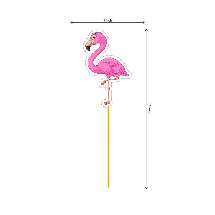 Flamingo Theme Cupcake Topper
