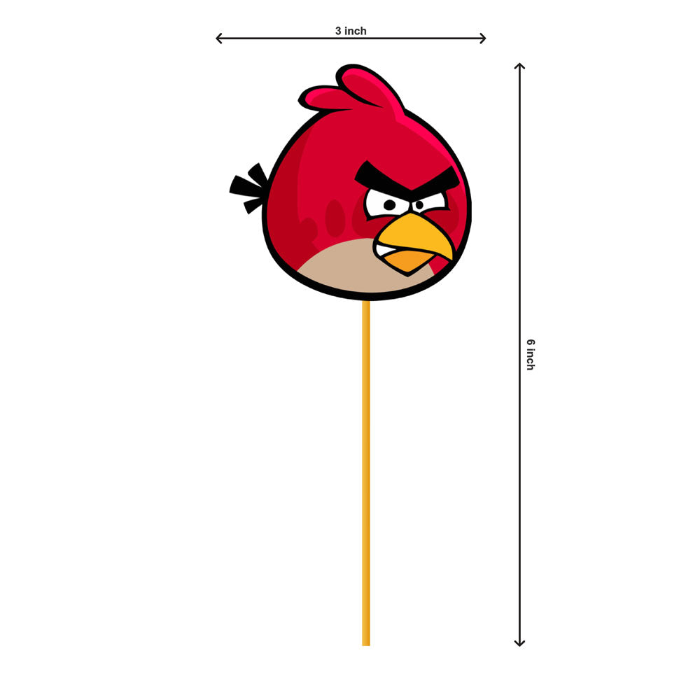 Angry Birds Theme Classic Cupcake Topper
