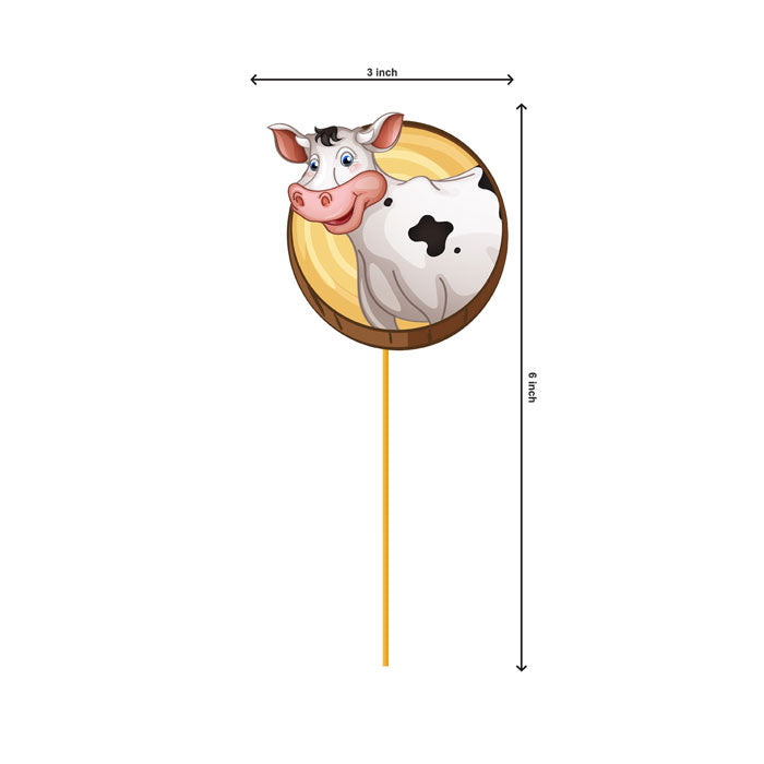 Farm Theme Classic Cupcake Topper