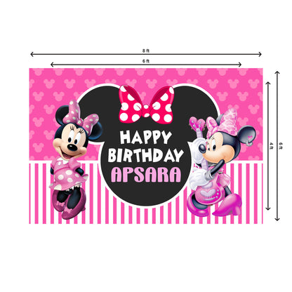 Minnie Mouse Theme Backdrop
