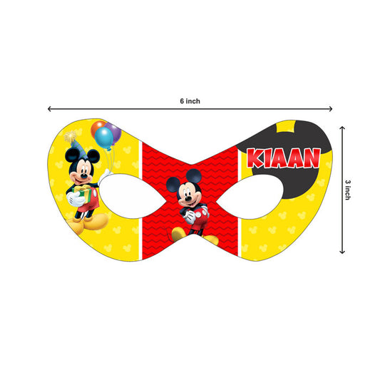 Mickey Mouse Theme Personalized Eye Mask