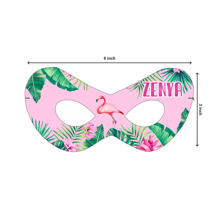 Flamingo Theme Personalized Eye Mask