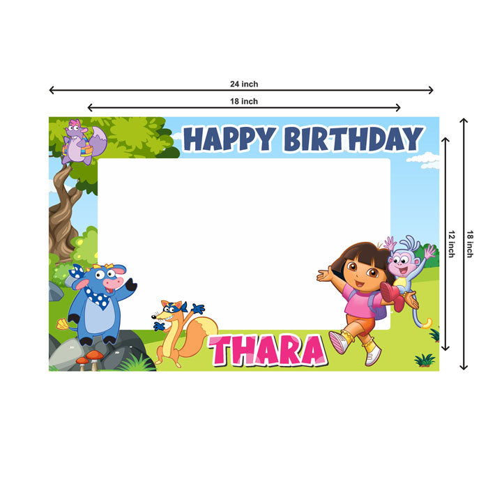 Dora the Explorer Theme Personalized Photobooth