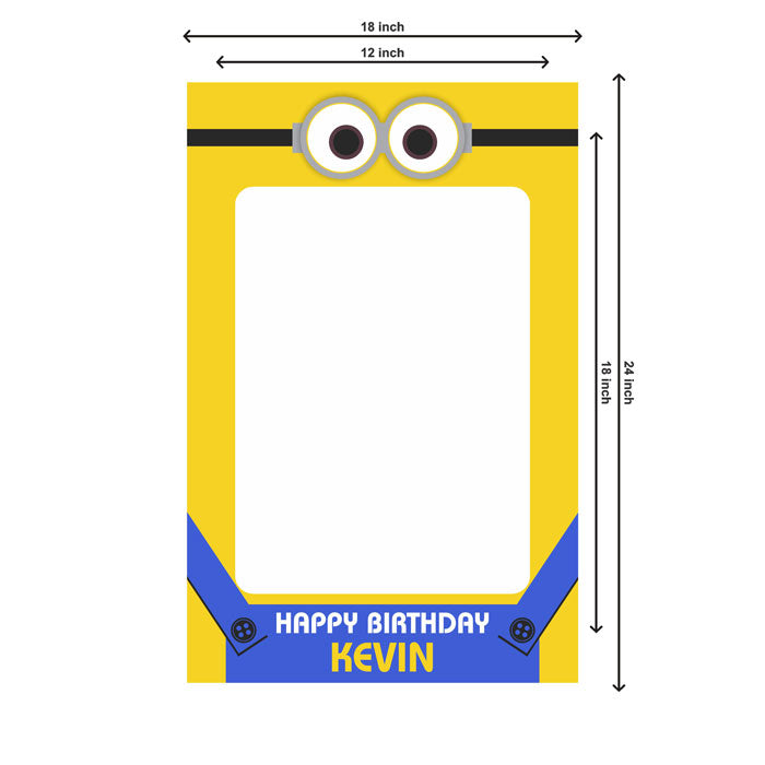 Minions Theme Personalized Photobooth