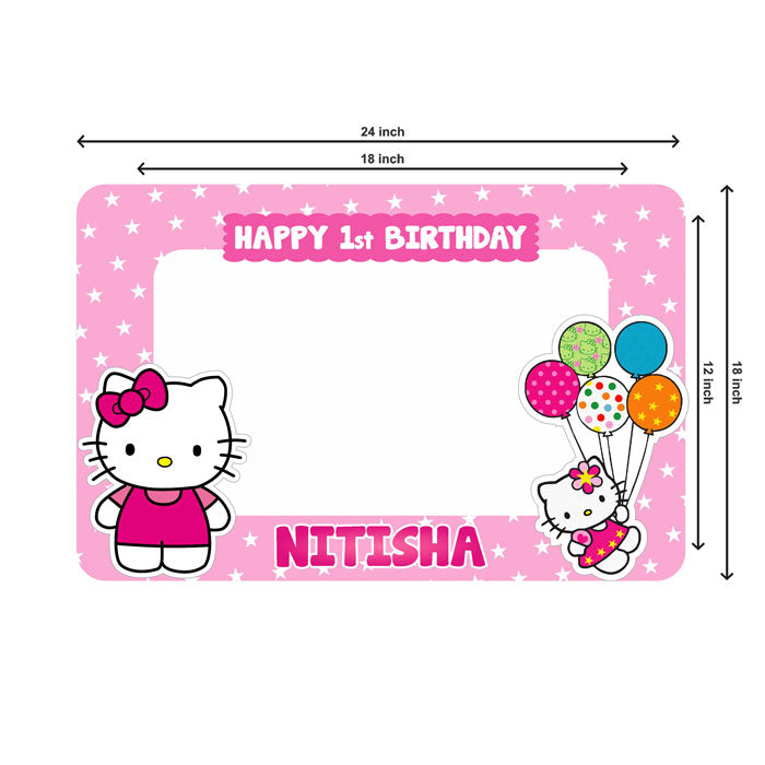 Hello Kitty Theme Personalized Photobooth
