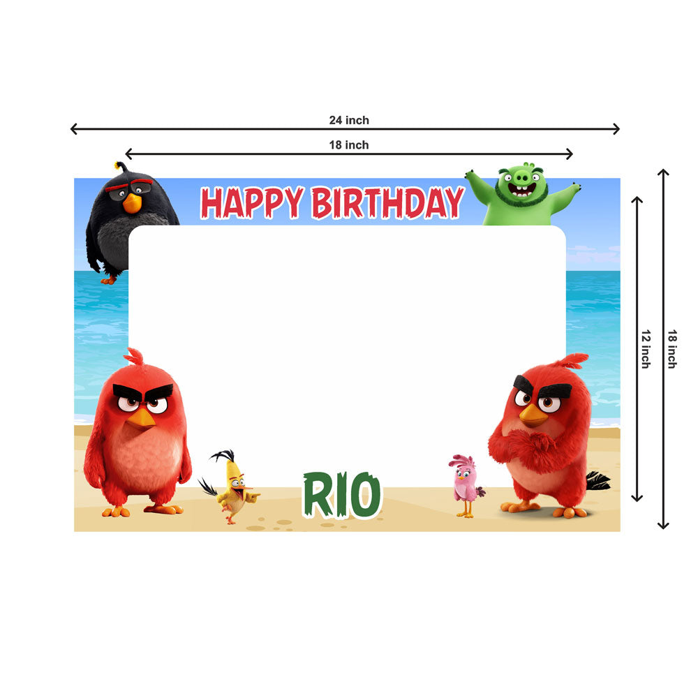 Angry Birds Theme Photobooth