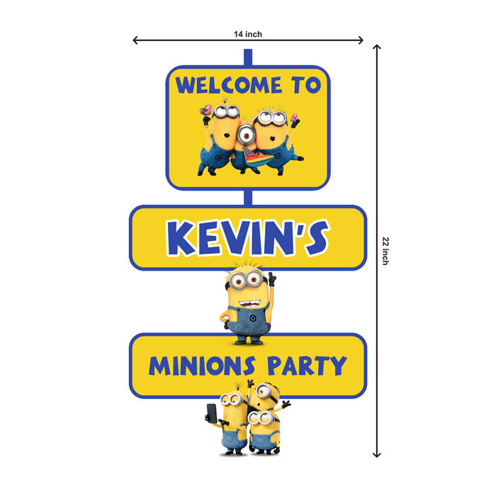 Minions Theme Door Poster