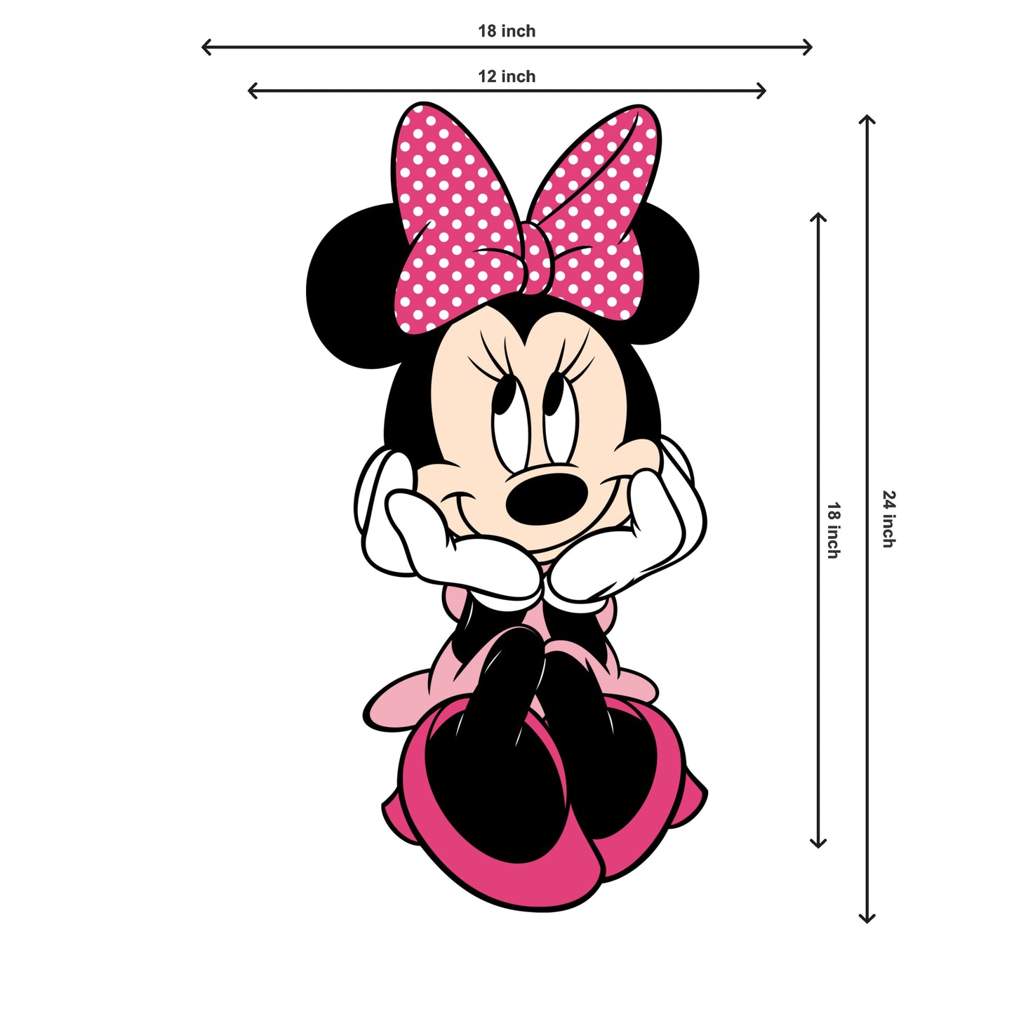 Minnie Mouse Theme Cutout - BP 10
