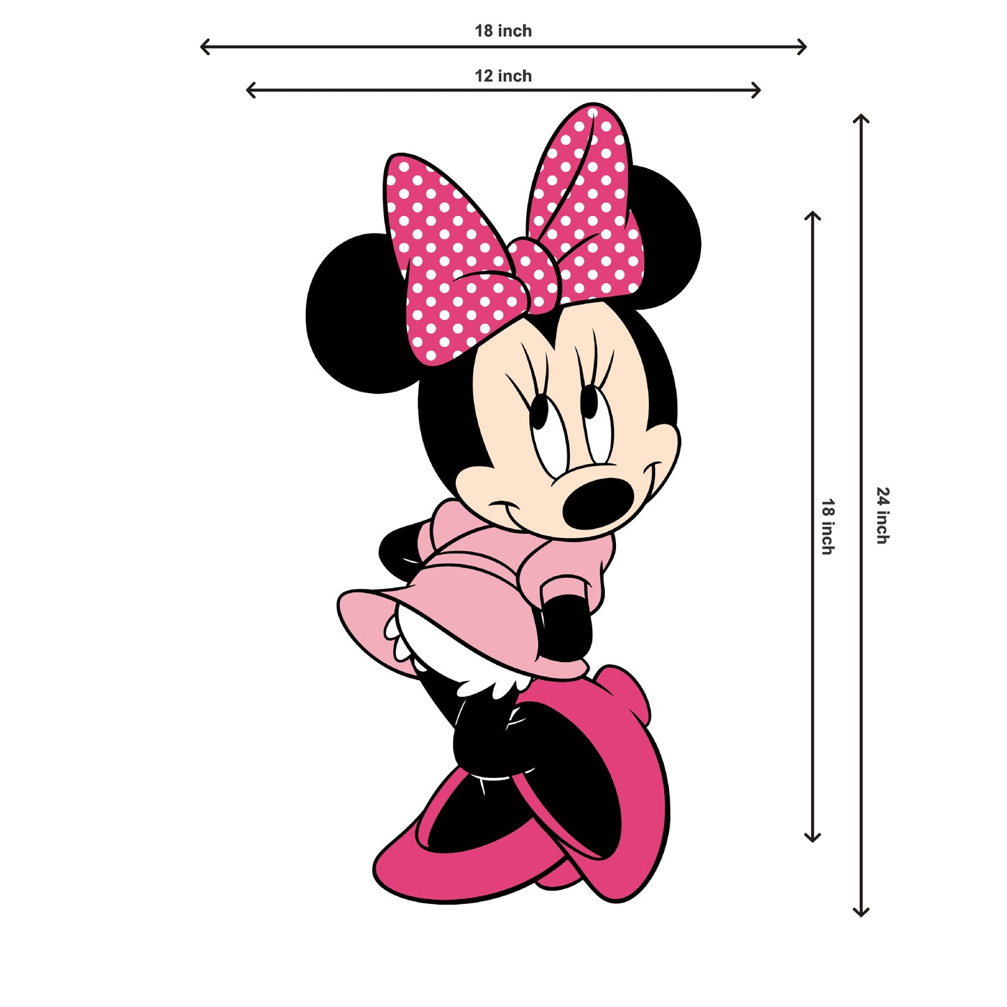 Minnie Mouse Theme Cutout - BP 04
