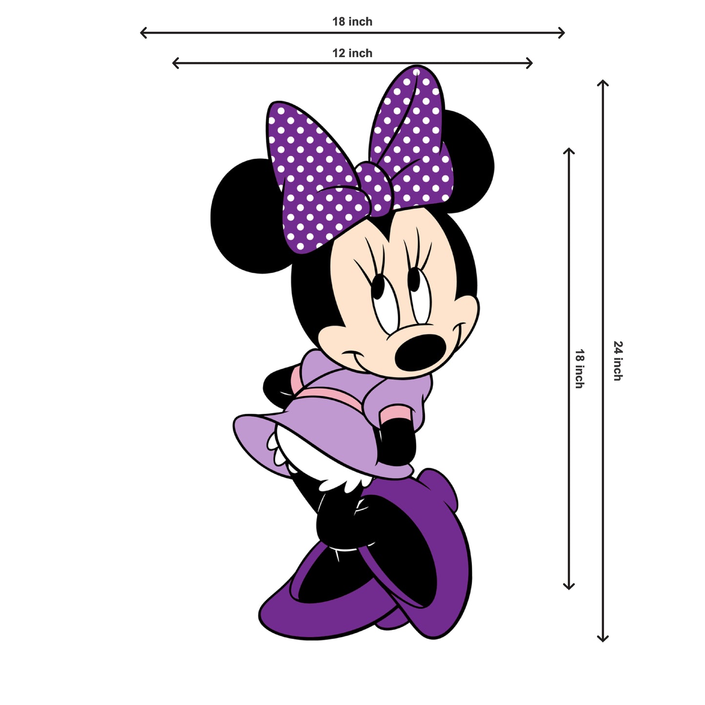 Minnie Mouse Theme Cutout - BP 15