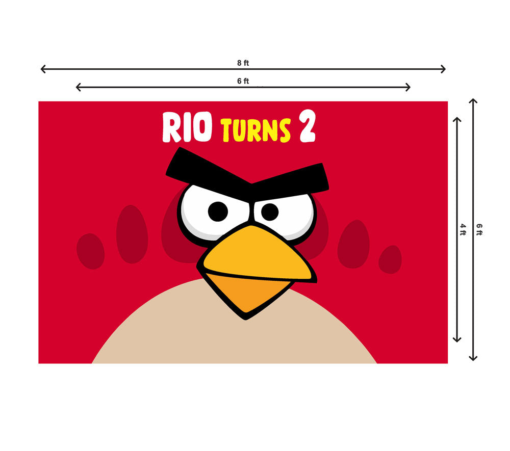 Angry Birds Theme Backdrop