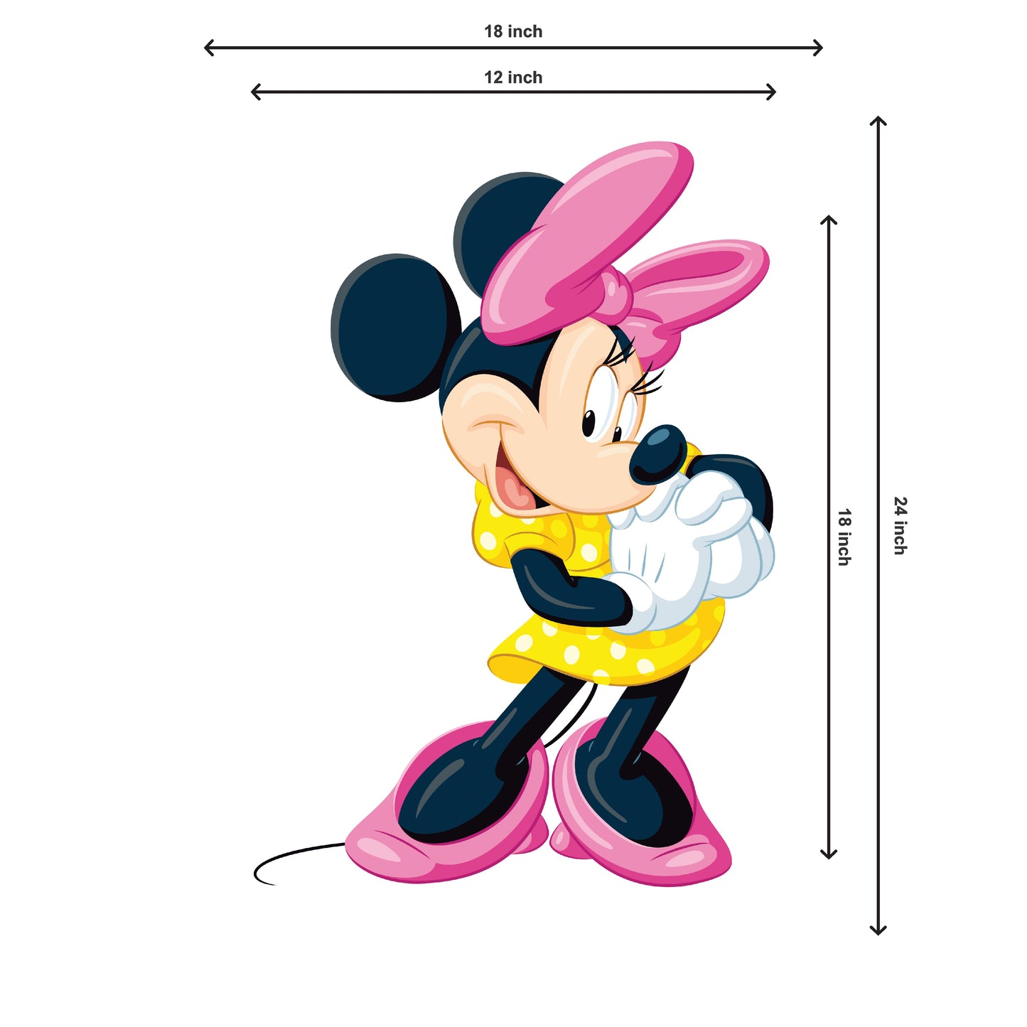 Minnie Mouse Theme Cutout - BP 12