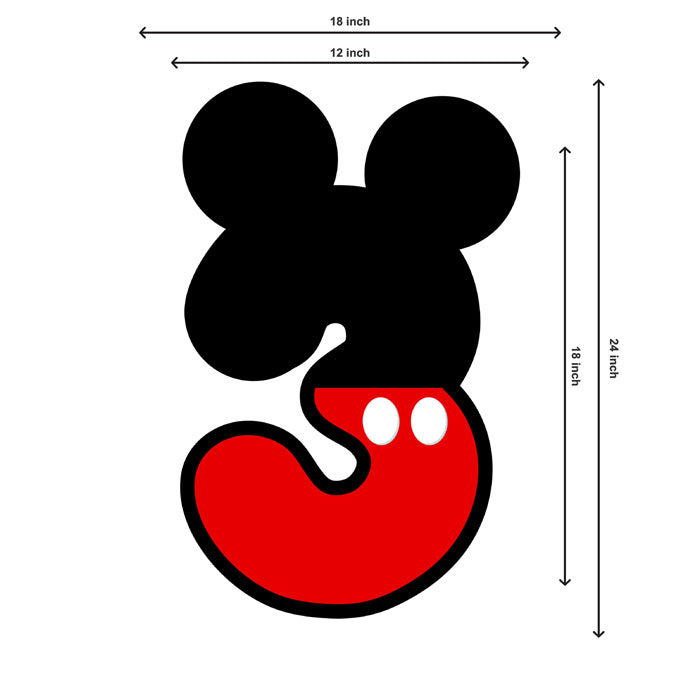 Mickey Mouse Theme Cutout - BP 01