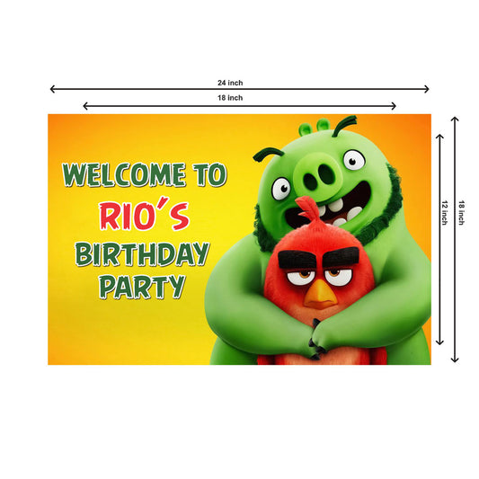 Angry Birds Theme Welcome Board