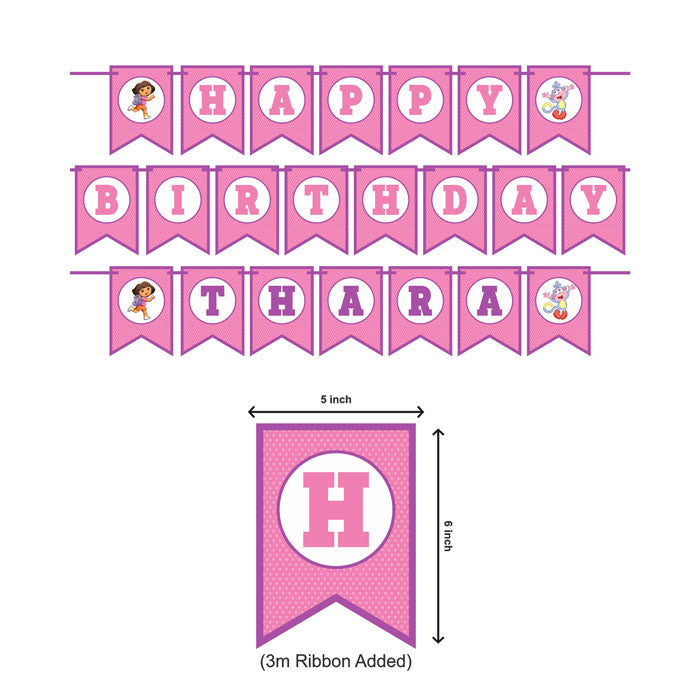 Dora the Explorer Theme Bunting